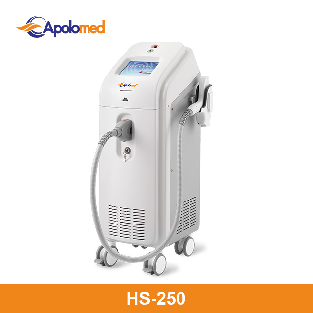 Vertical Q Switched Nd Yag Laser Tattoo Removal Machine Apolo