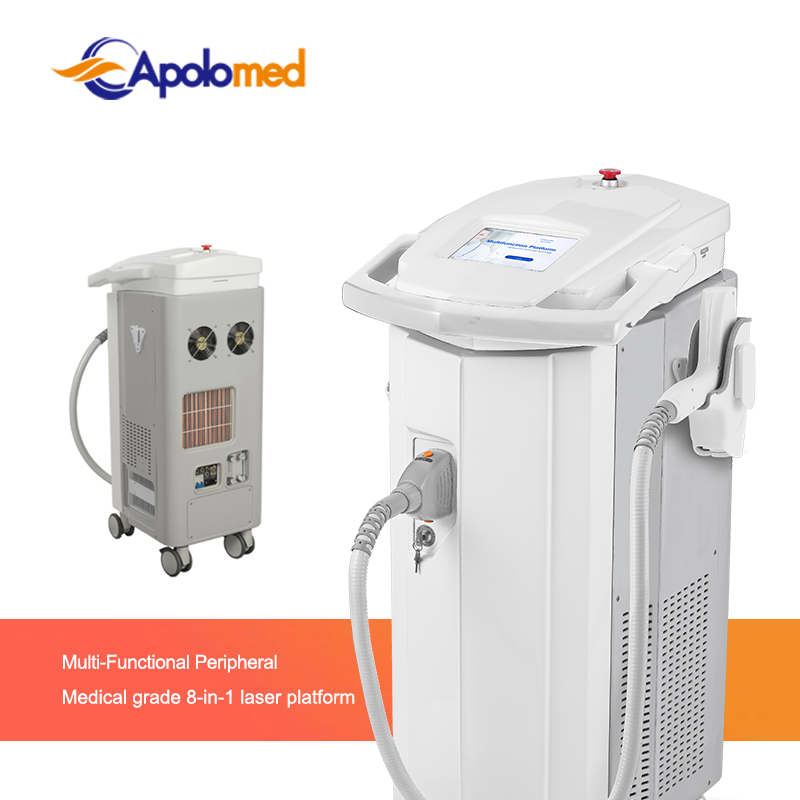 Multifunctional laser platform with 8 in 1 platform laser
