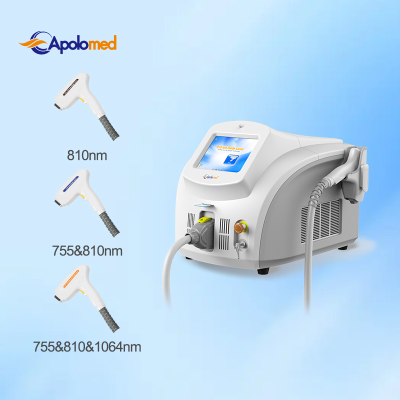 Portable Effective Permanent Epilation 3 Wavelength 810nm Diode Laser Machine