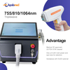 Portable diode laser hair removal Tuv medical CE & USA FDA approved 